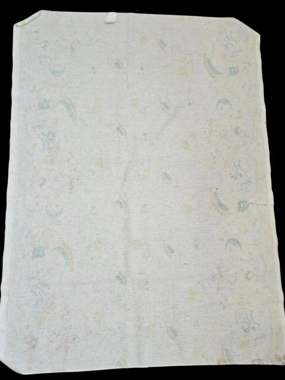 VTG Care‎ Bears Baby Receiving Blanket Pastel Beacon 80s Rainbows